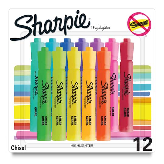 Sharpie® Tank Chisel Tip Highlighter Set